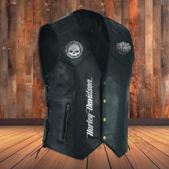 Classic PU Leather Biker Vest - Freedom, Strength, Faith  | Secure Checkout | Tracked Shipping | 7-Day Easy Returns - Image 2
