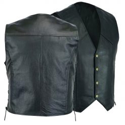 Classic PU Leather Biker Vest - Freedom, Strength, Faith  | Secure Checkout | Tracked Shipping | 7-Day Easy Returns