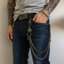 Biker Wallet & Jean Chain – Freedom, Strength, faith | Secure Checkout | Tracked Shipping | 7-Day Easy Returns