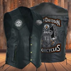 Classic PU Leather Biker Vest - Freedom, Strength, Faith  | Secure Checkout | Tracked Shipping | 7-Day Easy Returns